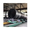 Tubulação de aço de revestimento externo de 3LPE 2200mm SSAW para o abastecimento de água
