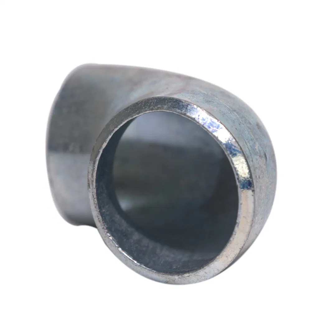 Encaixes de tubulação de aço inoxidável da soldadura de extremidade 45 60 cotovelo de um Seamlesss de 90 graus