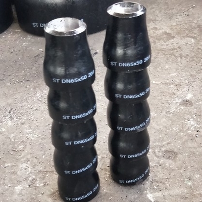 Redutor de tubos de aço carbono excêntrico JIS 1/2 polegada